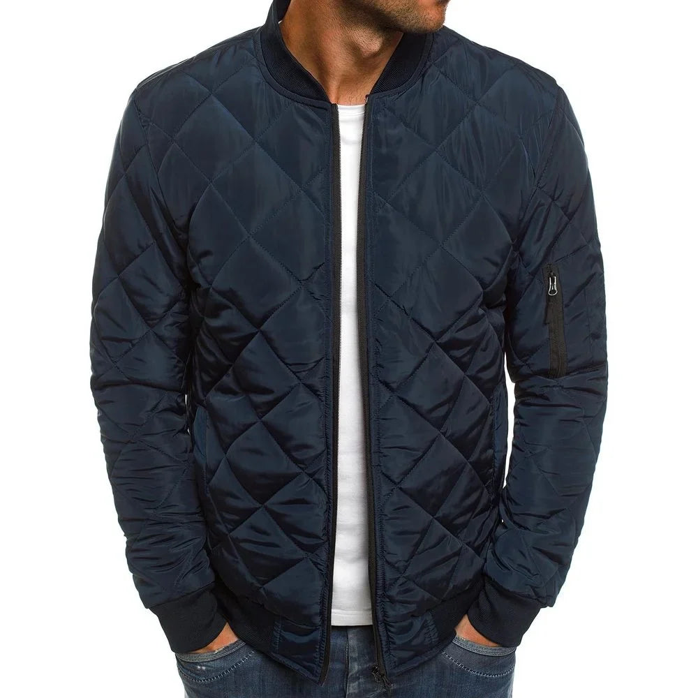 Vaelric - Mens Lightweight Quilted Zip Jacket