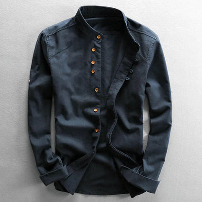 Tristan – Camisa de manga larga para hombre de estilo antiguo