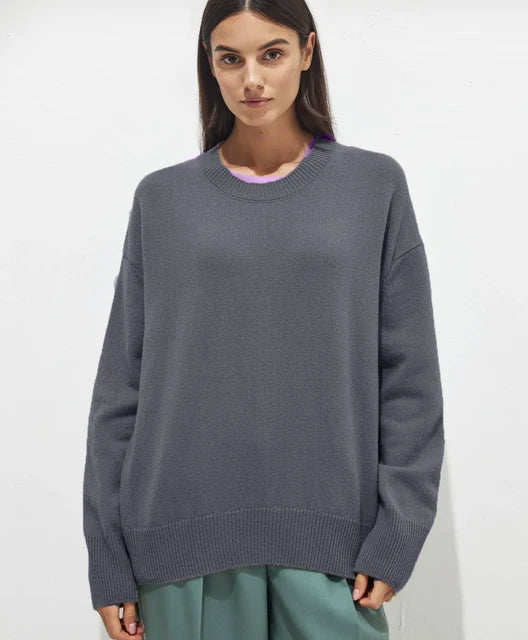 Maevina – Pull classique en cachemire pour femme