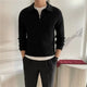 Cavellion - Mens Zip Collar Knitted Jumper