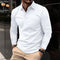 Thavien – Polo à manches longues classique pour homme