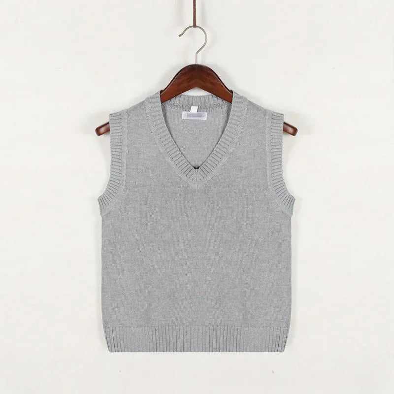 Halric – Gilet tricoté à col en V pour homme