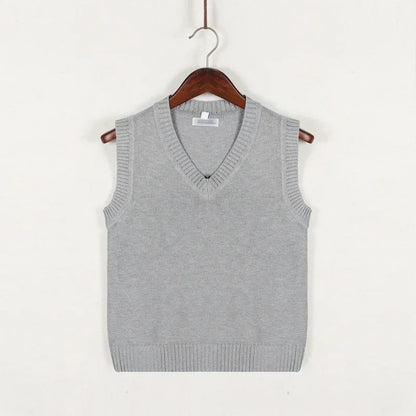 Halric – Gilet tricoté à col en V pour homme