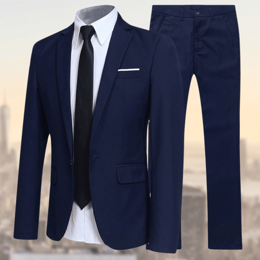 Slim Fit Two-Piece Suit for Men