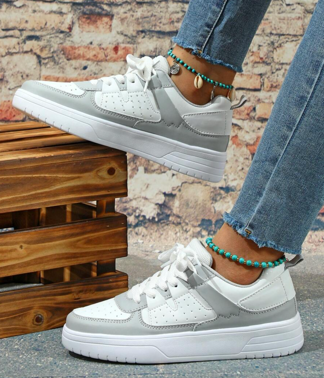 Vaelora - Printed Womens Sneakers Cushioned Sole