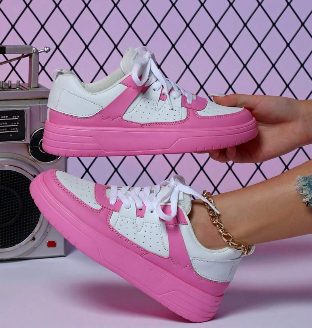 Vaelora - Printed Womens Sneakers Cushioned Sole