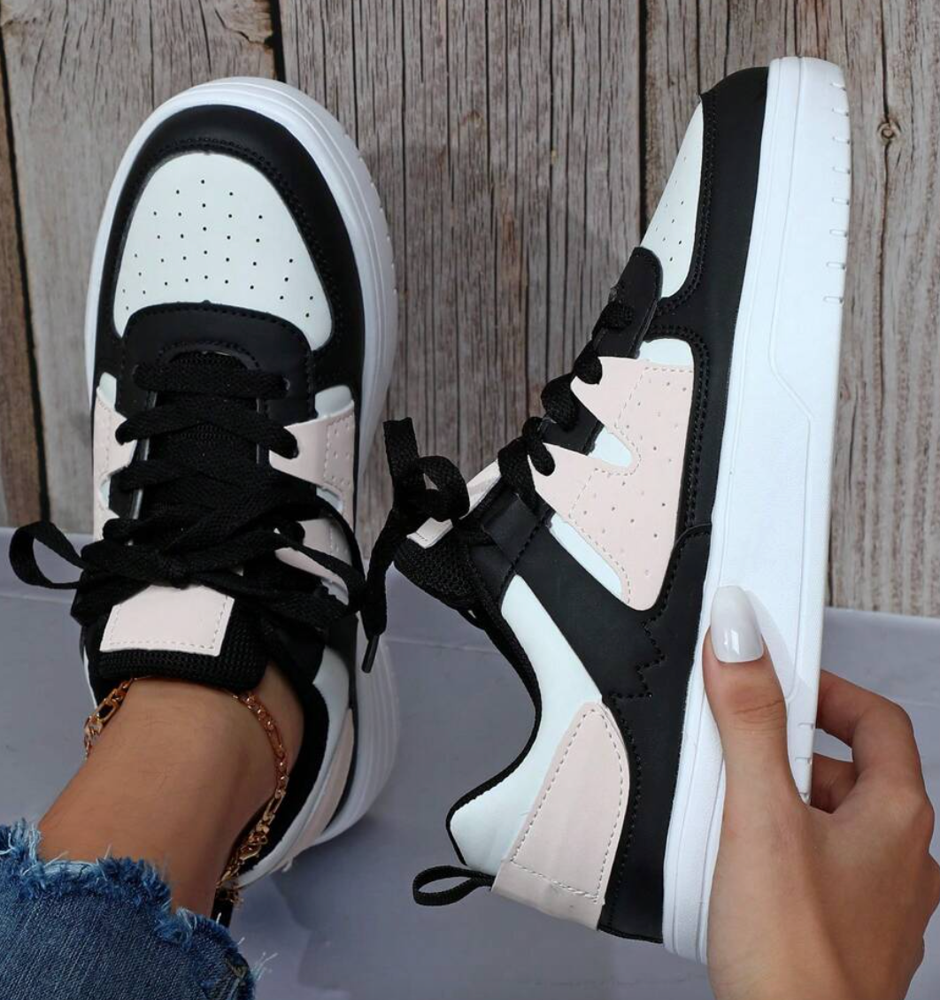 Vaelora - Printed Womens Sneakers Cushioned Sole