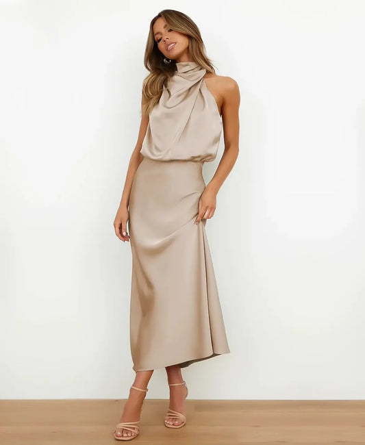 Solhena – Robe midi élégante