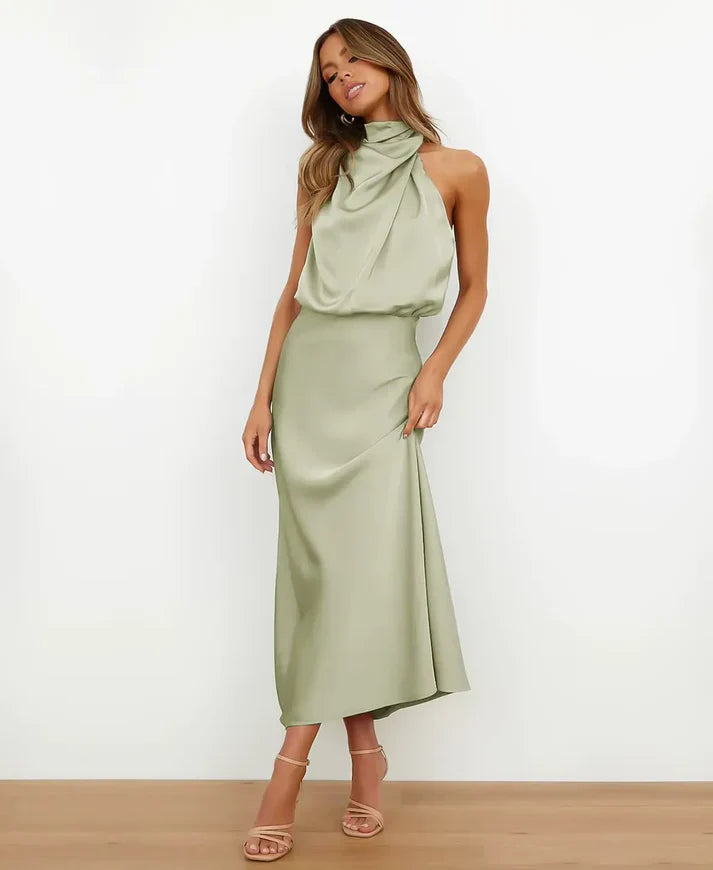 Solhena – Elegant Midi Dress