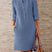 Clarissa - Vestido de lino fresco con botones