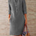 Clarissa - Vestido de lino fresco con botones