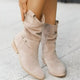 Stud Strap Ankle Boots with Cushioned Footbed for Women Azzoria