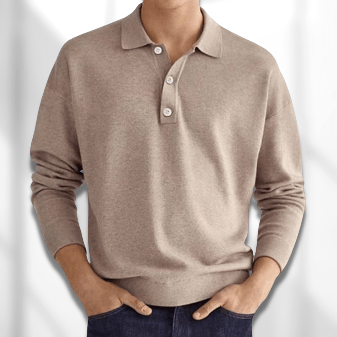 Polo texturé pour homme