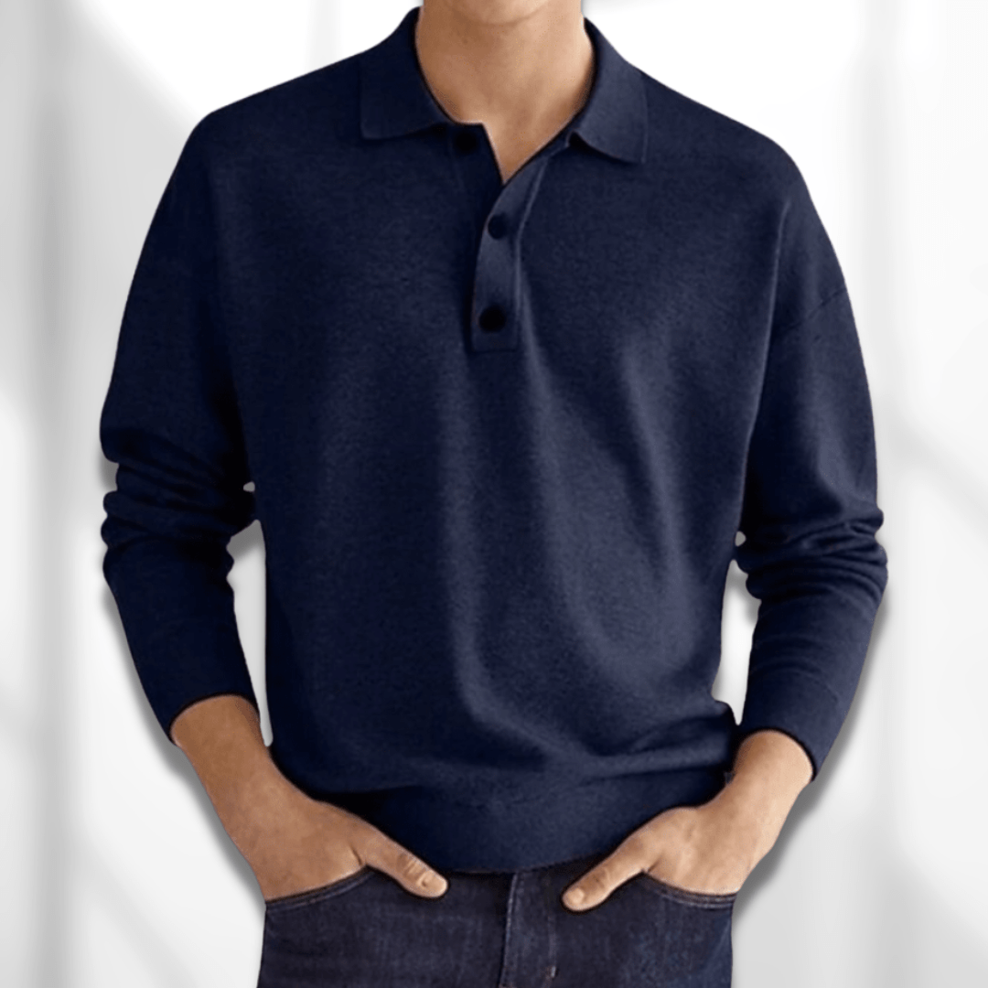 Polo texturé pour homme
