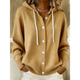 Aurielle – Cardigan tricoté à capuche long et ample pour femme