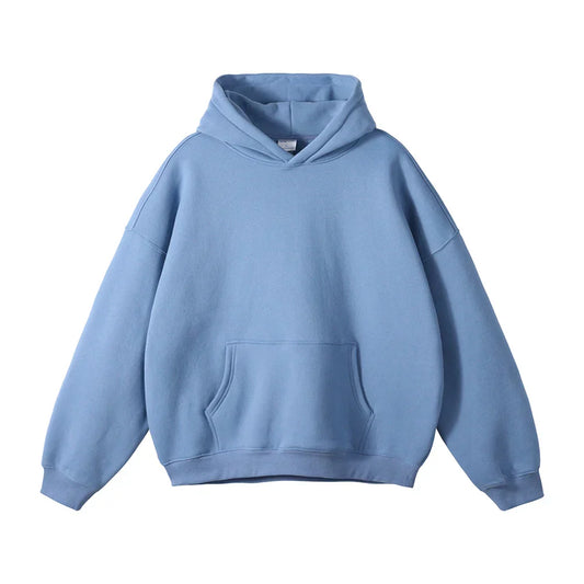 Men's Relaxed Fit Pullover Hoodie Kangaroo Pocket