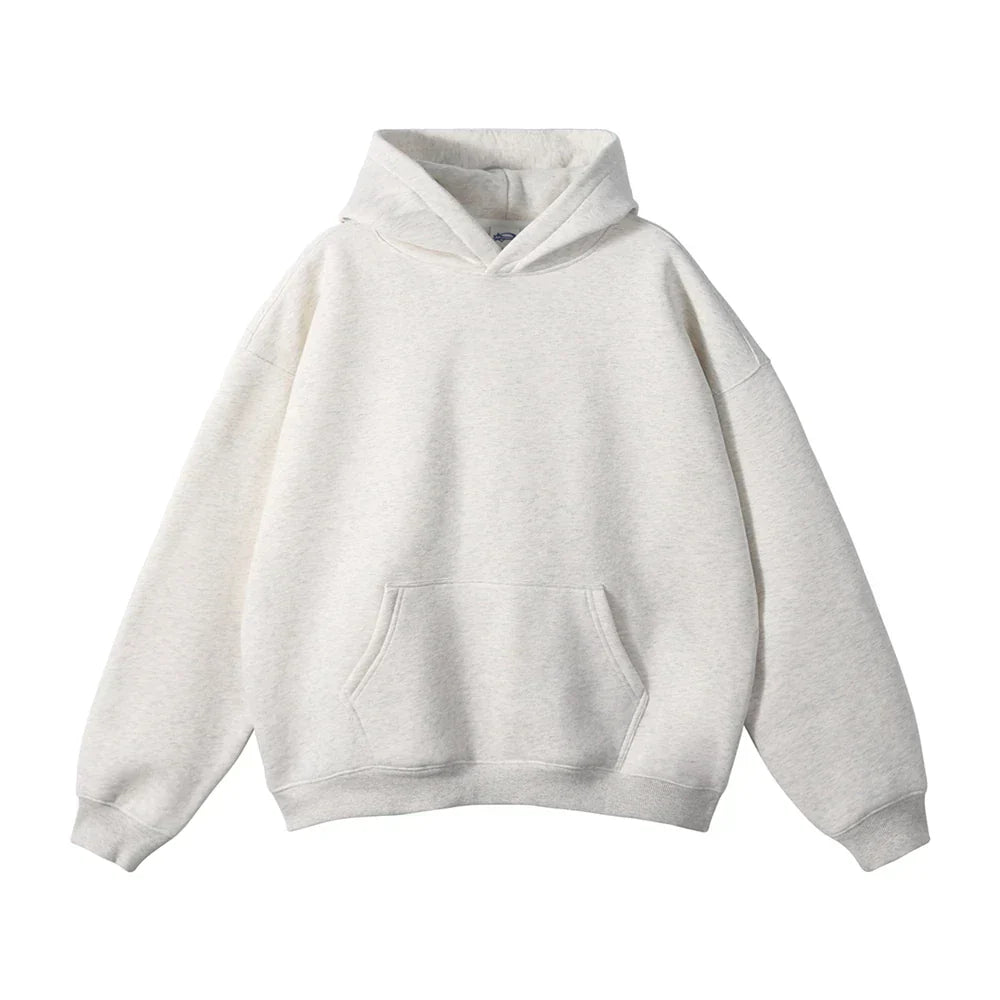 Men's Relaxed Fit Pullover Hoodie Kangaroo Pocket - Image 6