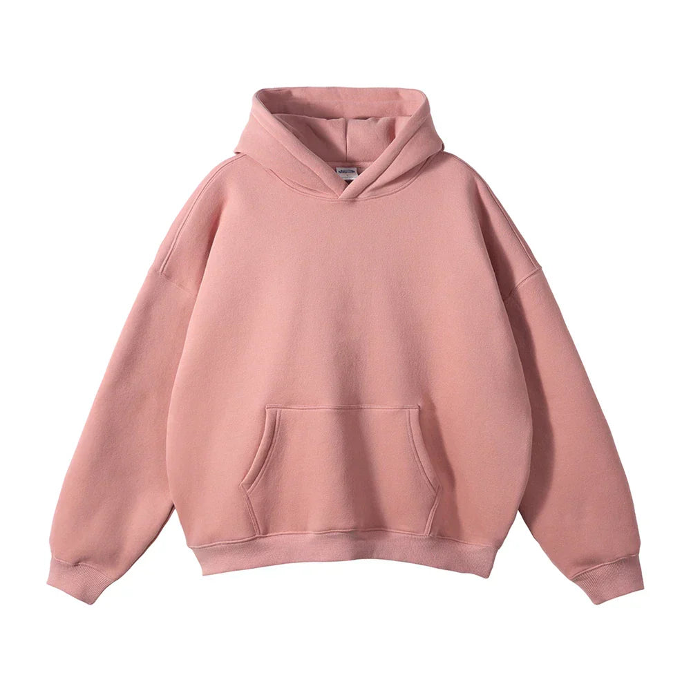 Men's Relaxed Fit Pullover Hoodie Kangaroo Pocket - Image 7