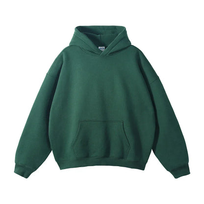 Men's Relaxed Fit Pullover Hoodie Kangaroo Pocket - Image 9