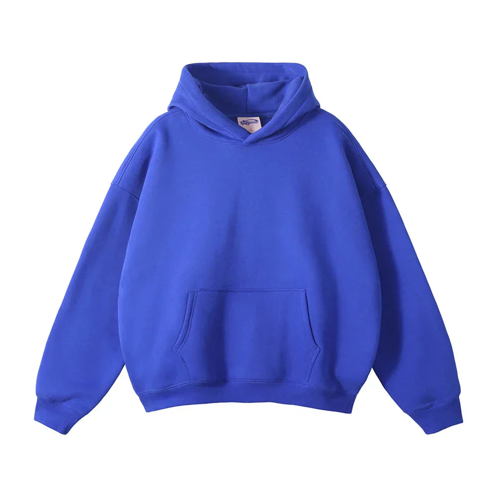 Men's Relaxed Fit Pullover Hoodie Kangaroo Pocket - Image 10