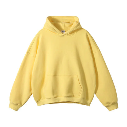 Men's Relaxed Fit Pullover Hoodie Kangaroo Pocket - Image 11