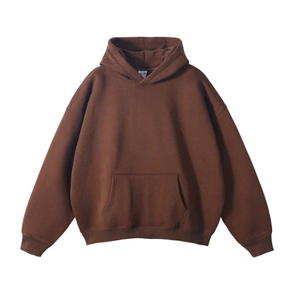 Men's Relaxed Fit Pullover Hoodie Kangaroo Pocket - Image 16