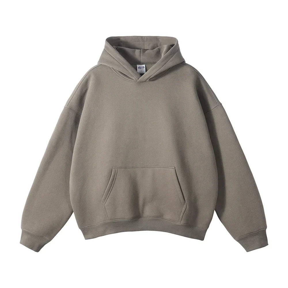Men's Relaxed Fit Pullover Hoodie Kangaroo Pocket - Image 17