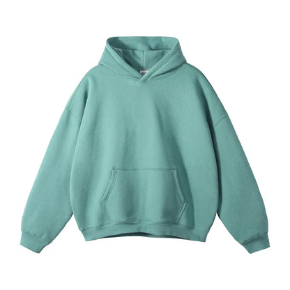 Men's Relaxed Fit Pullover Hoodie Kangaroo Pocket - Image 18