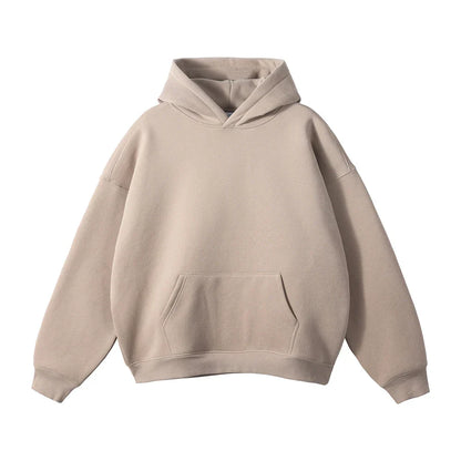 Men's Relaxed Fit Pullover Hoodie Kangaroo Pocket - Image 21