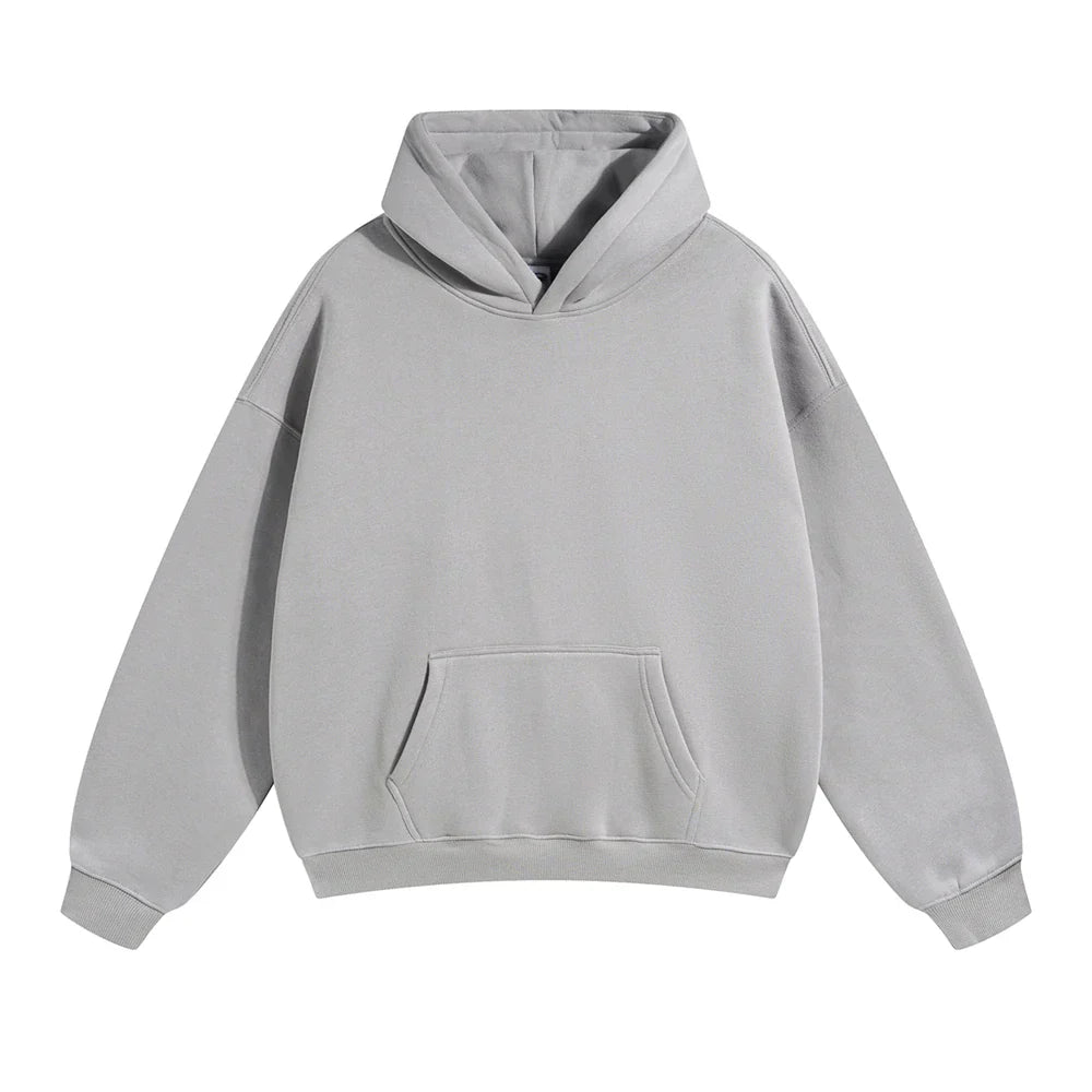 Men's Relaxed Fit Pullover Hoodie Kangaroo Pocket - Image 22