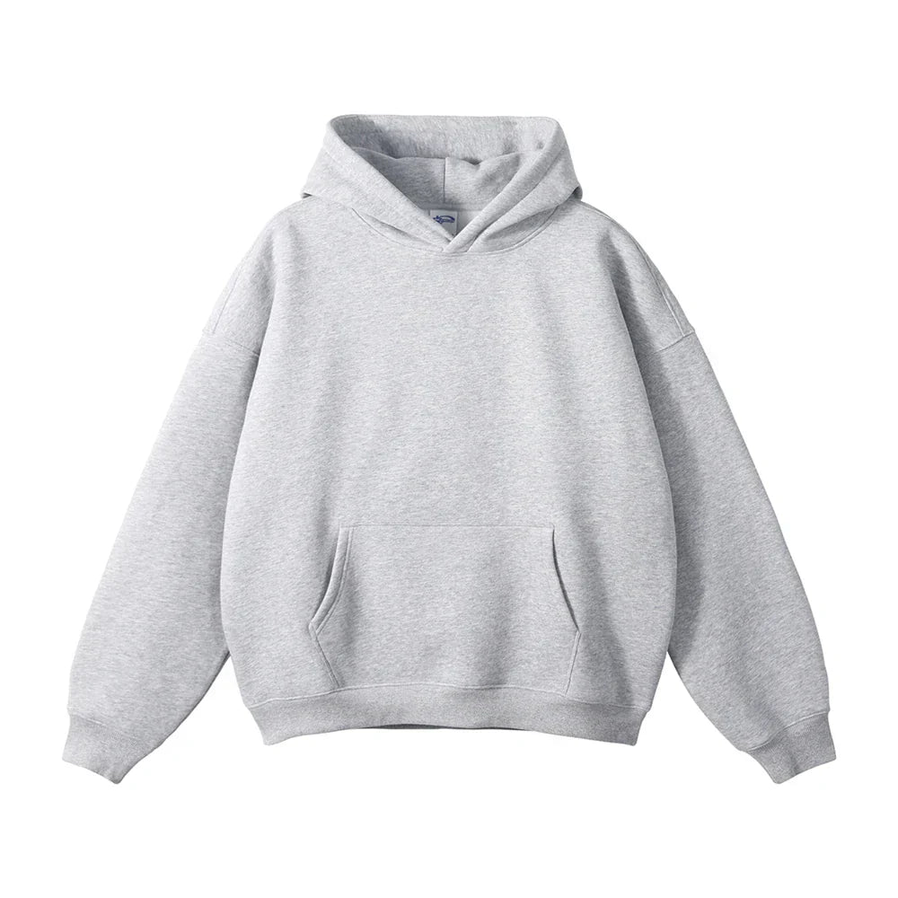 Men's Relaxed Fit Pullover Hoodie Kangaroo Pocket - Image 23