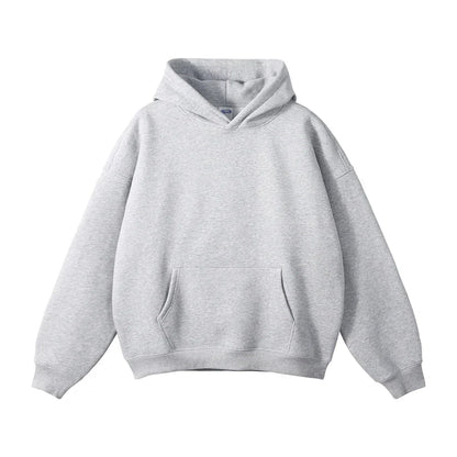 Men's Relaxed Fit Pullover Hoodie Kangaroo Pocket - Image 23