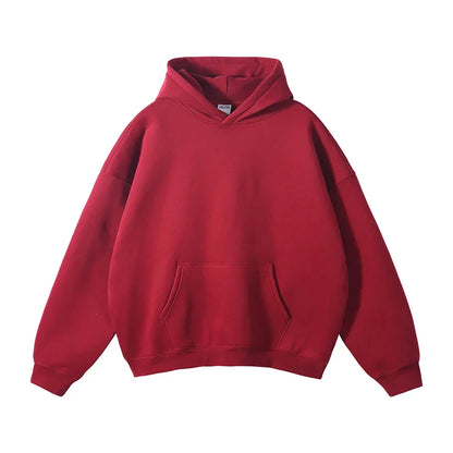 Men's Relaxed Fit Pullover Hoodie Kangaroo Pocket - Image 2