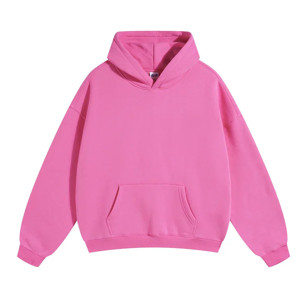 Men's Relaxed Fit Pullover Hoodie Kangaroo Pocket - Image 4