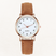 Women Leather Rose Gold Quartz Watch - Image 8