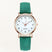 Women Leather Rose Gold Quartz Watch - Image 14