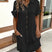 Women's Cotton Polo Shirt Dress with Pockets - Image 2