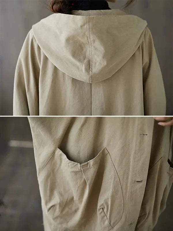 Water-Repellent Trench Coat for Women Azzoria