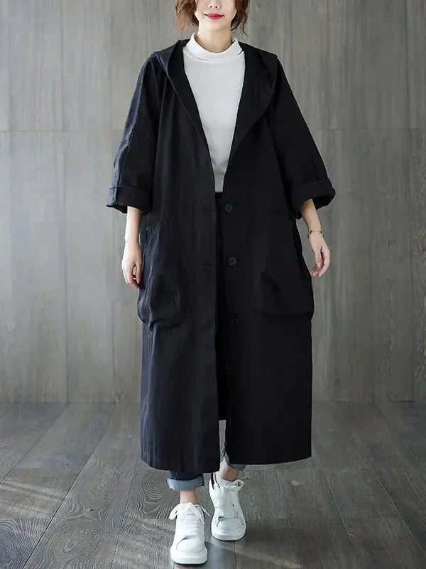 Water-Repellent Trench Coat for Women Azzoria