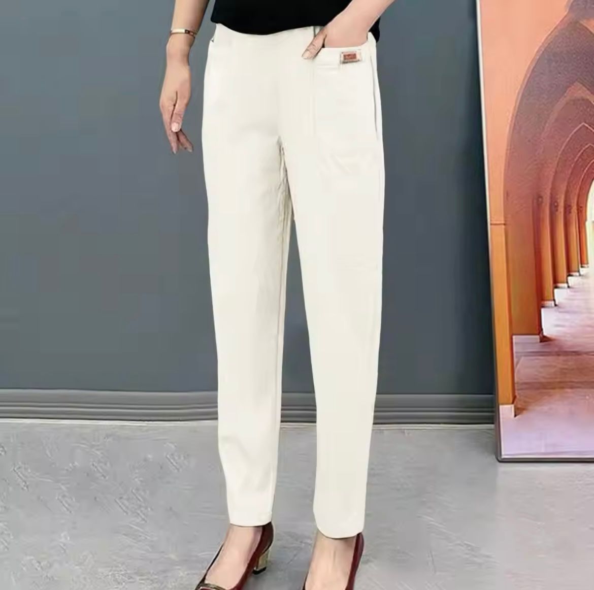 Elisara – Pantalones de Algodón para Mujer