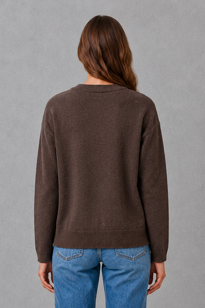 Women Chunky Knit Oversized Open Front Cardigan - Image 4