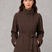 Women's Cropped Double-Breasted Belted Jacket High Collar - Image 6