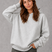 Women's Fleece Hoodie Relaxed Cotton Blend Hooded Sweatshirt - Image 9