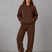 Women's Hooded Jogger Set Casual Two Piece Tracksuit - Image 8
