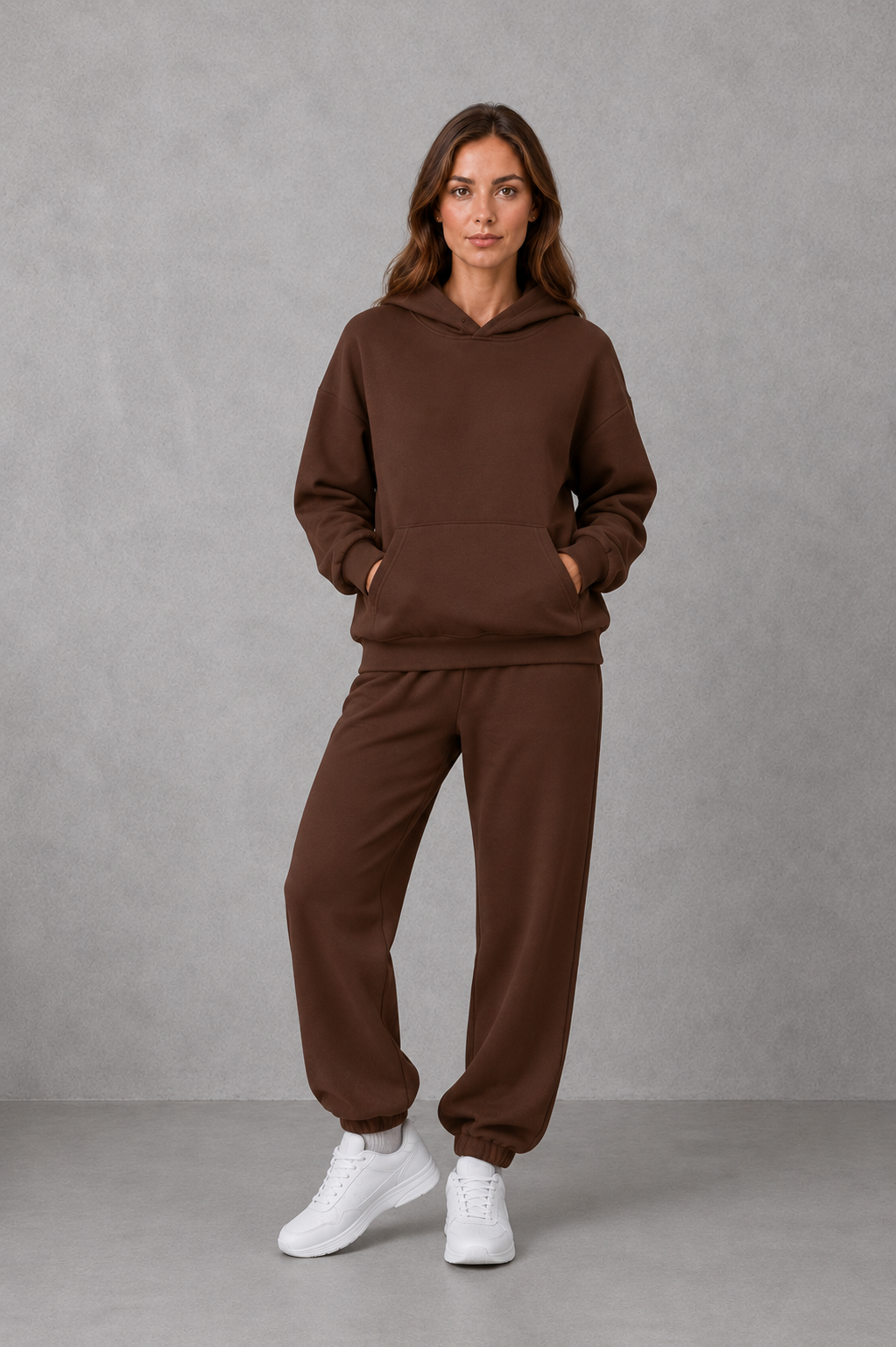 Women's Hooded Jogger Set Casual Two Piece Tracksuit - Image 8