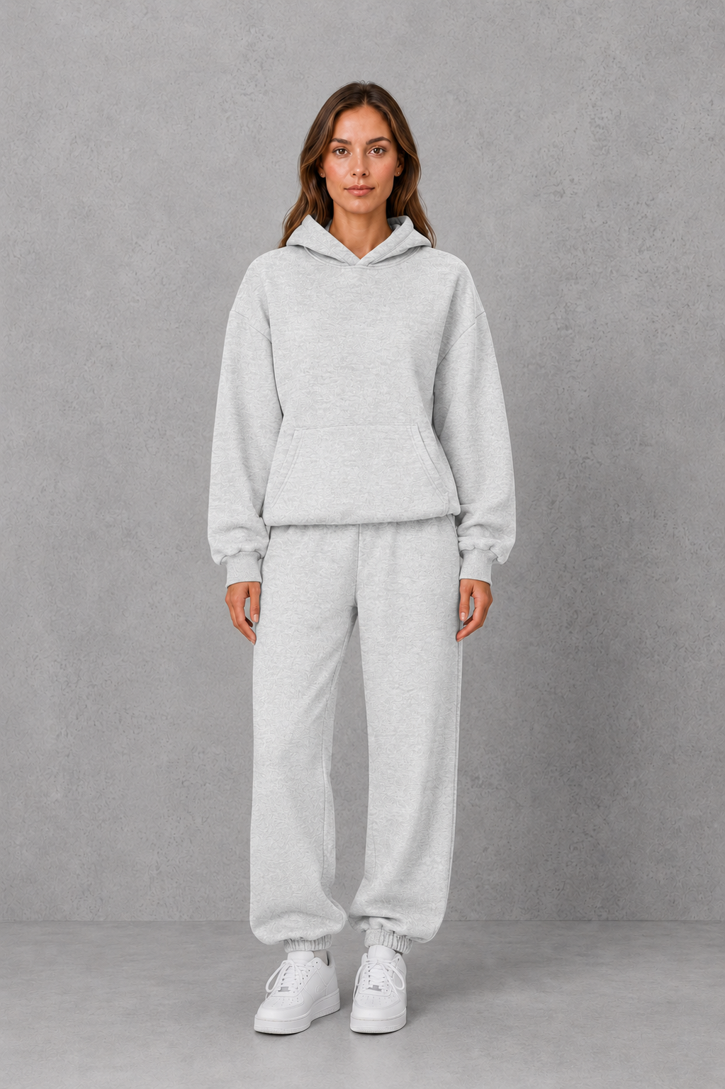 Women's Hooded Jogger Set Casual Two Piece Tracksuit - Image 9