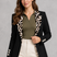 Women Leopard Print Midi Blazer