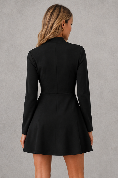 Women's Stand Collar Button-Up Jacket - Image 2