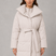 Women's Belted Quilted Puffer Jacket Winter Coat - Image 7