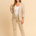 Structured Blazer and Trousers Set with Adjustable Waist – Women’s Two-Piece Azzoria